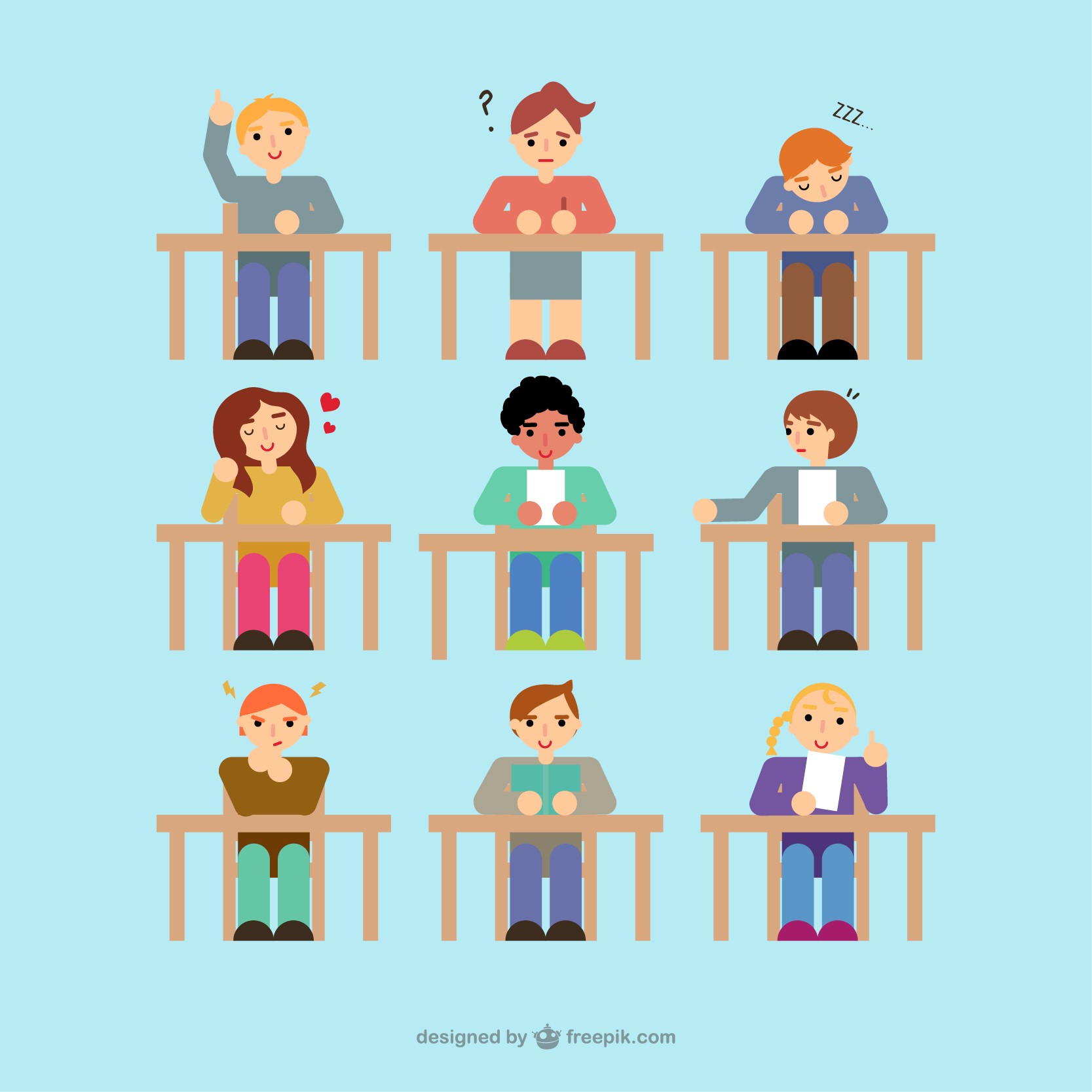Student studying from Freepik