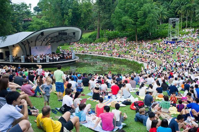 Free concert at Singapore Botanic Gardens